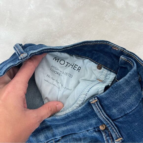 Mother High Waisted Looker Sun Don't Shine Forever 26 high rise denim designer - Picture 5 of 9